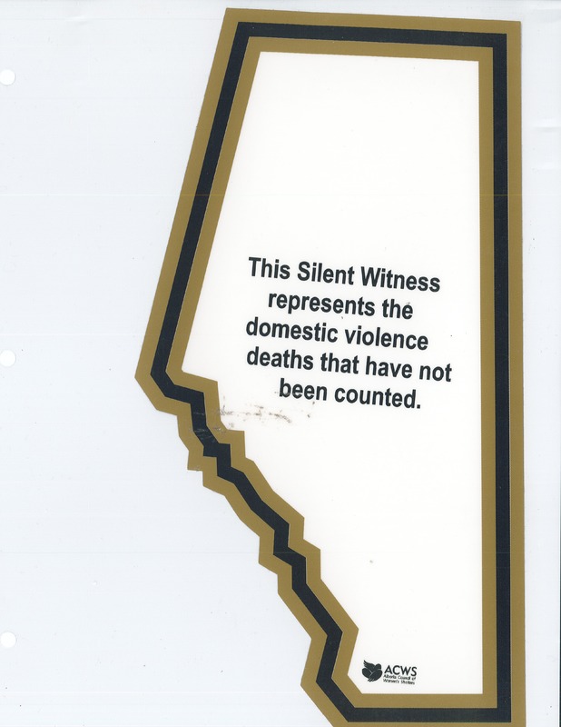 This Silent Witness represents the domestic violence deaths that have not been counted.